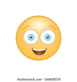 Smiling emoticon 