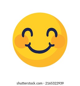 smiling emoticon expression icon isolated