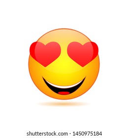 856 Heart eyes smily face Images, Stock Photos & Vectors | Shutterstock