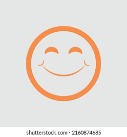 emoticono sonriente, sonriente anaranjado, carita sonriente