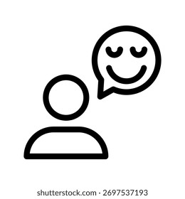 Smiling Expression From Artificial Intelligence Icon Set