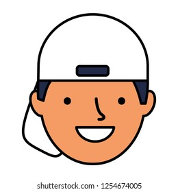 smiling expression boy face happy