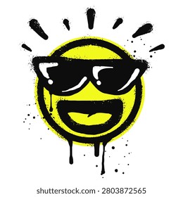 Smiling face emoticon character