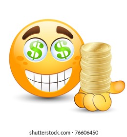 1,483 Smiley Coin Images, Stock Photos & Vectors | Shutterstock