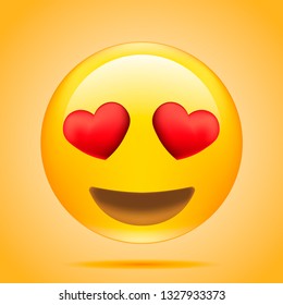 Emoji Heart Eyes High Res Stock Images Shutterstock