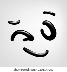 smiling face illustration
