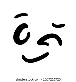 smiling face illustration