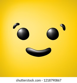 smiling face illustration