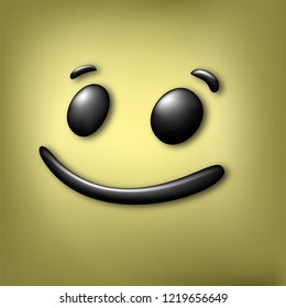 smiling face illustration