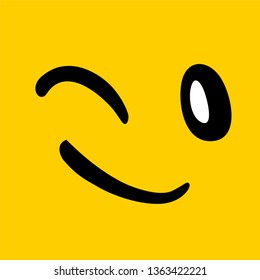 smiling face illustration