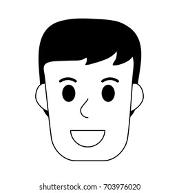 smiling face of man icon image 