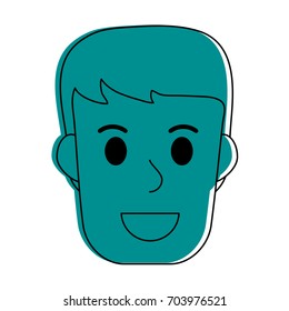 smiling face of man icon image 