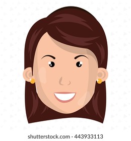 smiling face person design, vector illustration eps10 graphic 