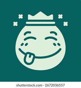 Smiling face symbol artwork trendy diseño de Ilustración vectorial útil goodly colorido background.eps