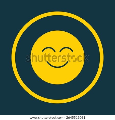 Smiling Face trendy vector art design elegant amazing design colorful useful illustration.eps