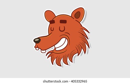 Smiling Fox Cartoon