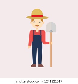 The smiling gardener