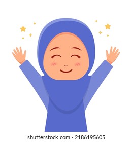 smiling girl cartoon character. world smile day.