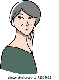smiling grandma