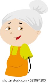 Smiling grandma