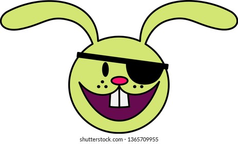 Smiling Green Pirate Easter
