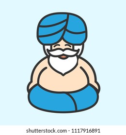 smiling guru logo template