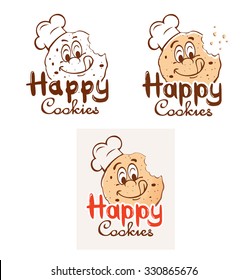 Smiling happy cookies