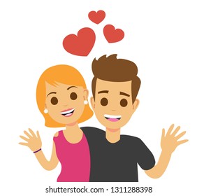 Happy Cute Kid Boy Mom Dad Stock Vector (Royalty Free) 1624576822