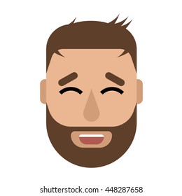 Smiling happy man