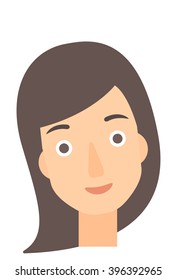Smiling happy woman.