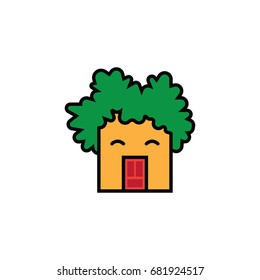 smiling house logo