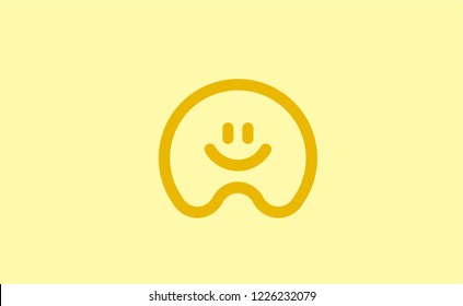 Smiling icon vector