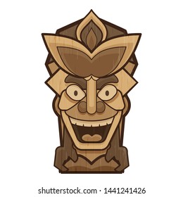 Smiling idol icon. Cartoon of smiling idol vector icon for web design isolated on white background