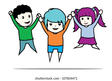 smiling kids - happy kids