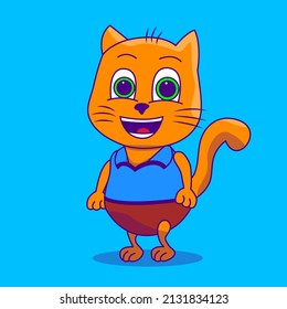 Smiling Kitten, for various types of use