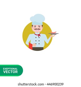 Smiling male chef