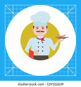 Smiling male chef