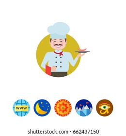 Smiling male chef