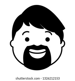 smiling man face