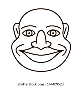 Smiling man wants to insinuate himself to you in confidence.