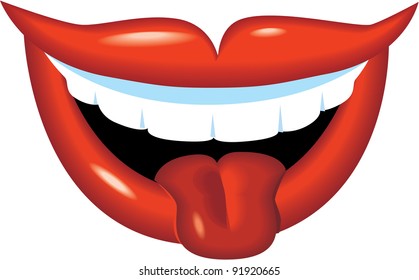 smiling mouth