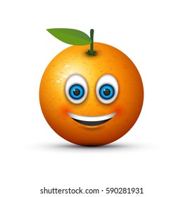 smiling orange