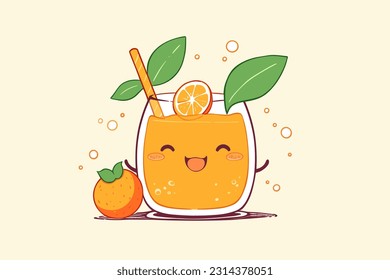 A smiling orange creature that is charming