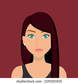 Un avatar de gente sonriente. Colección de personajes de diferentes hombres y mujeres. Ilustración vectorial aislada