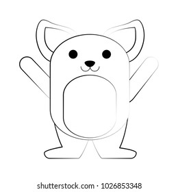 smiling pet cat
