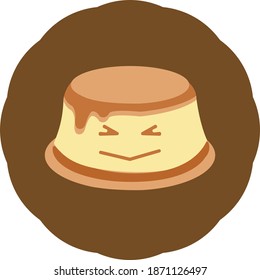 
The smiling pudding is sweet to see