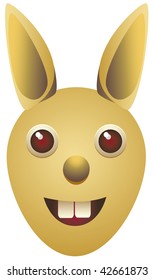 smiling rabbit