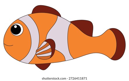 Peces de mar sonrientes divertidos aislados sobre fondo blanco