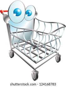 Smiling shopping cart
