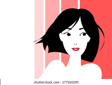 smiling short haired woman